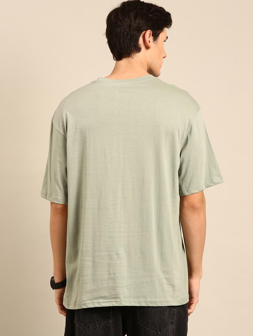 neo mint crew neck chest print t-shirt - 20477900 - Standard Image - 2