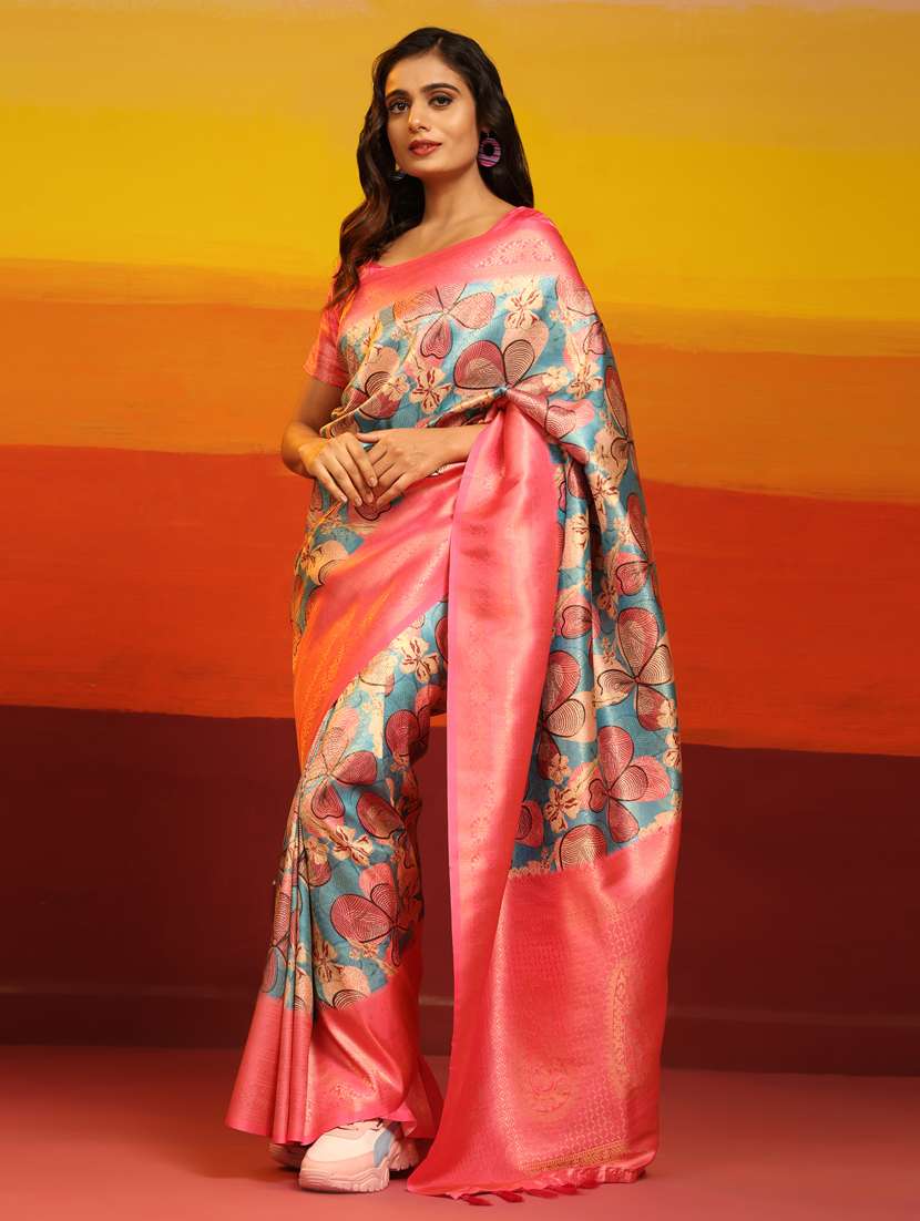 women's self design multi colored saree - 20477921 - Standard Image - 2