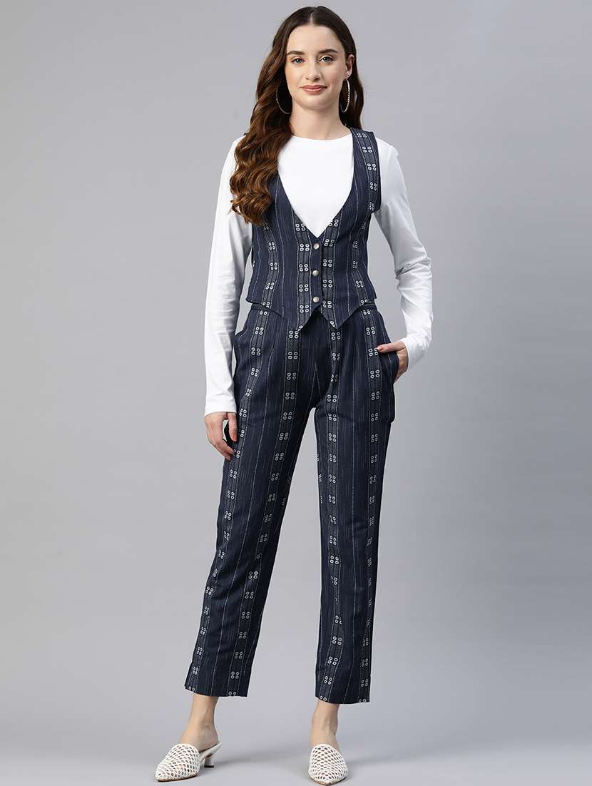 women cotton top and trouser co-ord set 