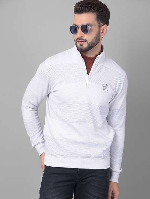 mens striped sweatshirt - 20478840 - Standard Image - 0