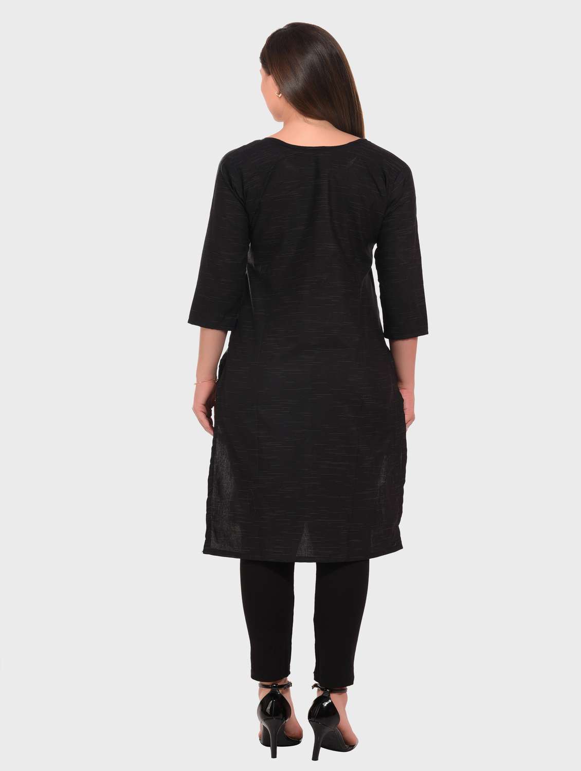 women embroidered straight kurta - 20479160 -  Standard Image - 2