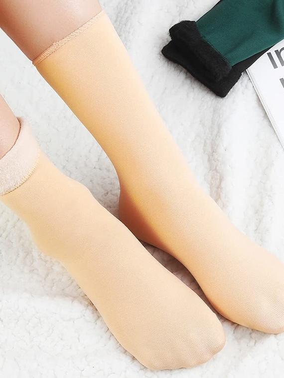 women brown wool blend sock - 20483950 - Standard Image - 2
