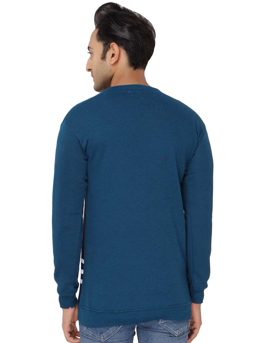 men color block long sleeve regular fit sweatshirt - 20484369 -  Standard Image - 2