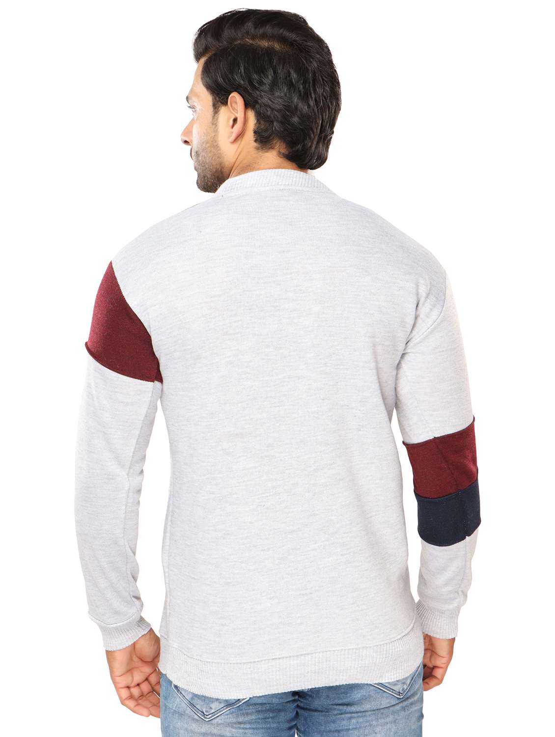 mens color block sweatshirt - 20484394 -  Standard Image - 2