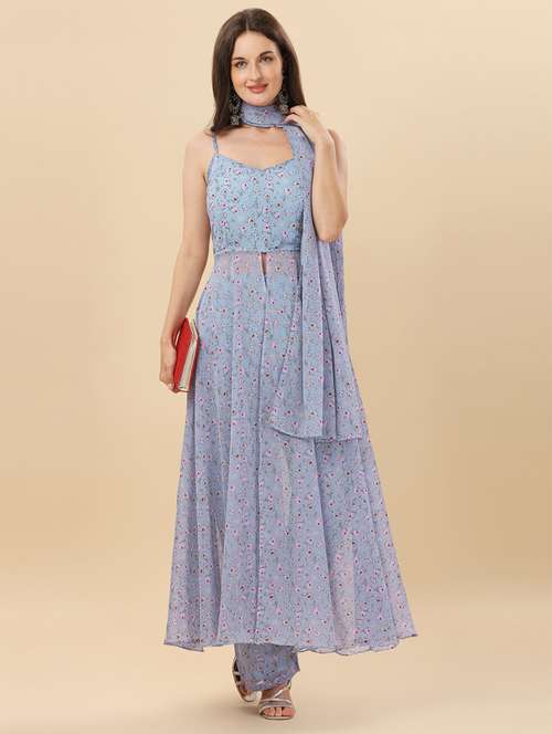 women floral printed kurta pant set with dupatta - 20484592 -  Standard Image - 0