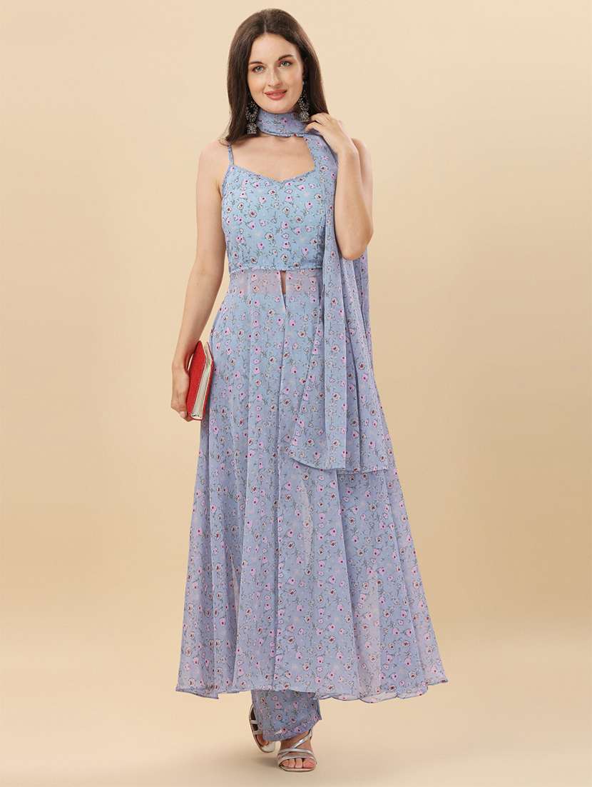 women floral printed kurta pant set with dupatta - 20484592 -  Zoom Image - 0