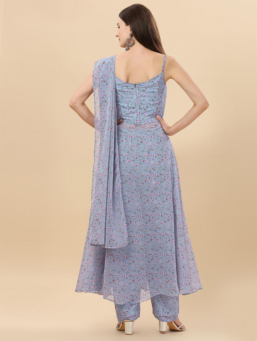 women floral printed kurta pant set with dupatta - 20484592 - Standard Image - 2