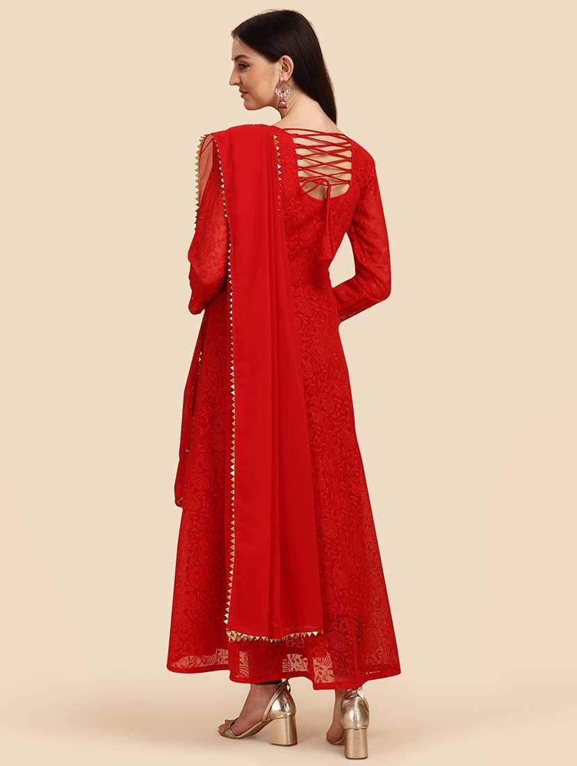 women embroidered kurta dupatta set - 20484632 - Standard Image - 2