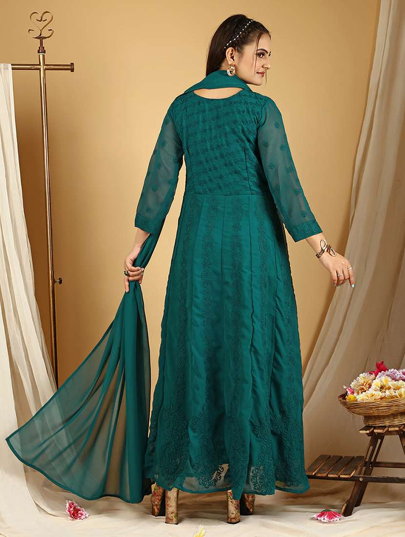 women embroidered kurta dupatta set - 20484634 -  Standard Image - 2