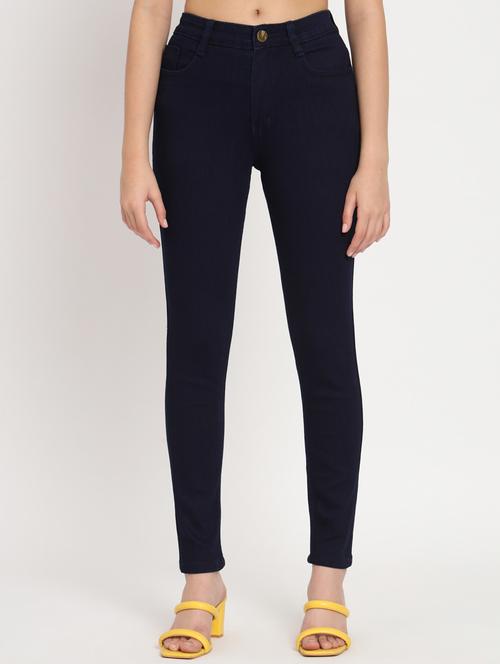 women's plain slim fit jeans - 20484646 - Standard Image - 0