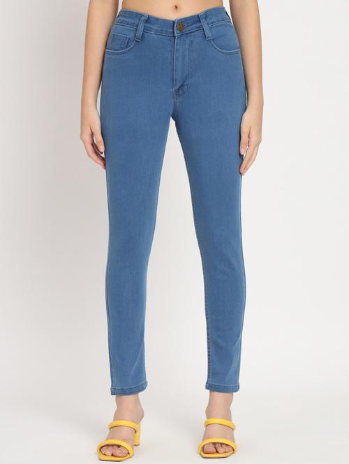 women's plain slim fit jeans - 20484648 -  Standard Image - 0