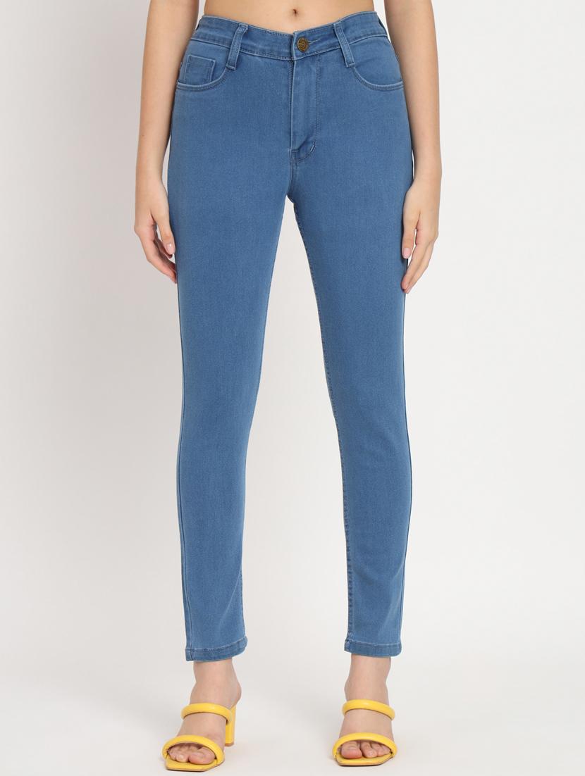 women's plain slim fit jeans - 20484648 -  Zoom Image - 0