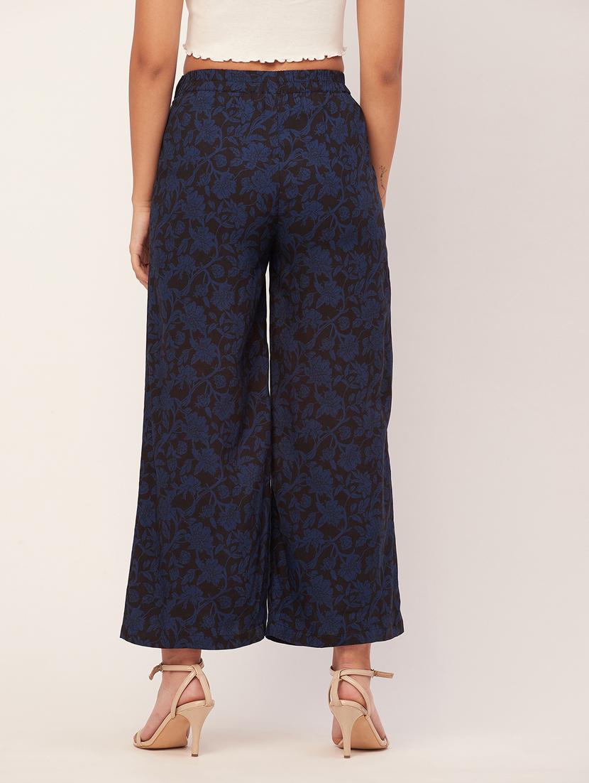 women floral print wide leg trouser - 20485678 - Standard Image - 2