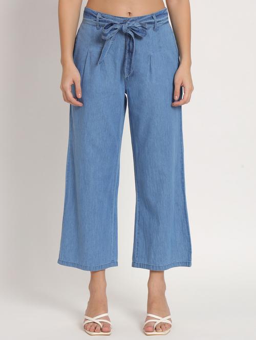 blue denim trousers - 20485992 -  Standard Image - 0