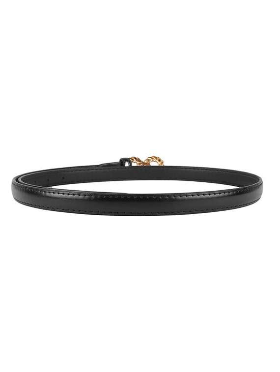 zevora black women's leather belt - 20486875 -  Standard Image - 2