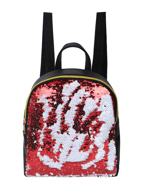black sequined fashion backpack - 20486886 -  Standard Image - 0