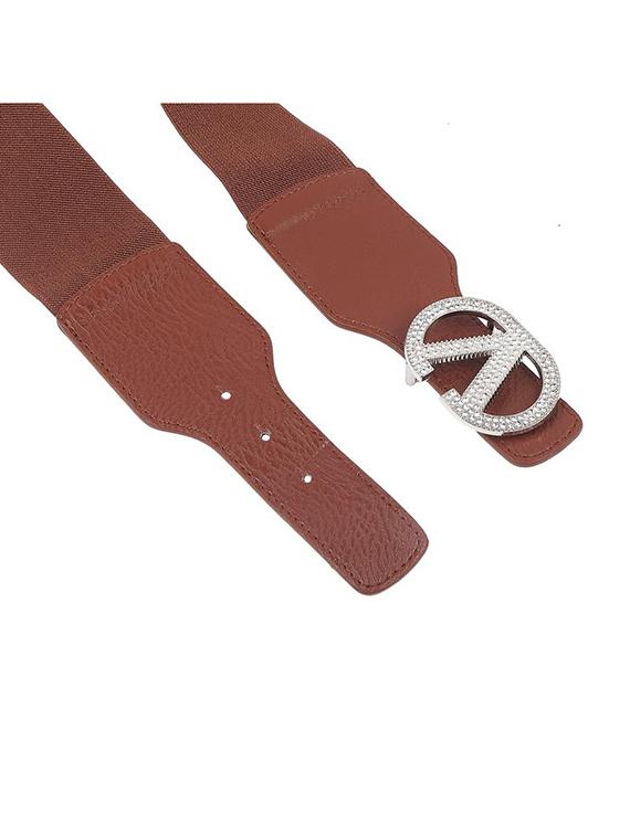 brown women's leather belt - 20487824 - Standard Image - 2