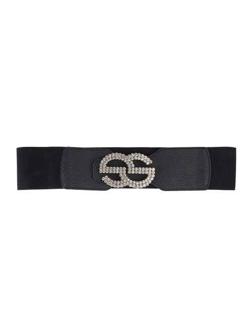 black women's leather belt - 20487839 - Standard Image - 0