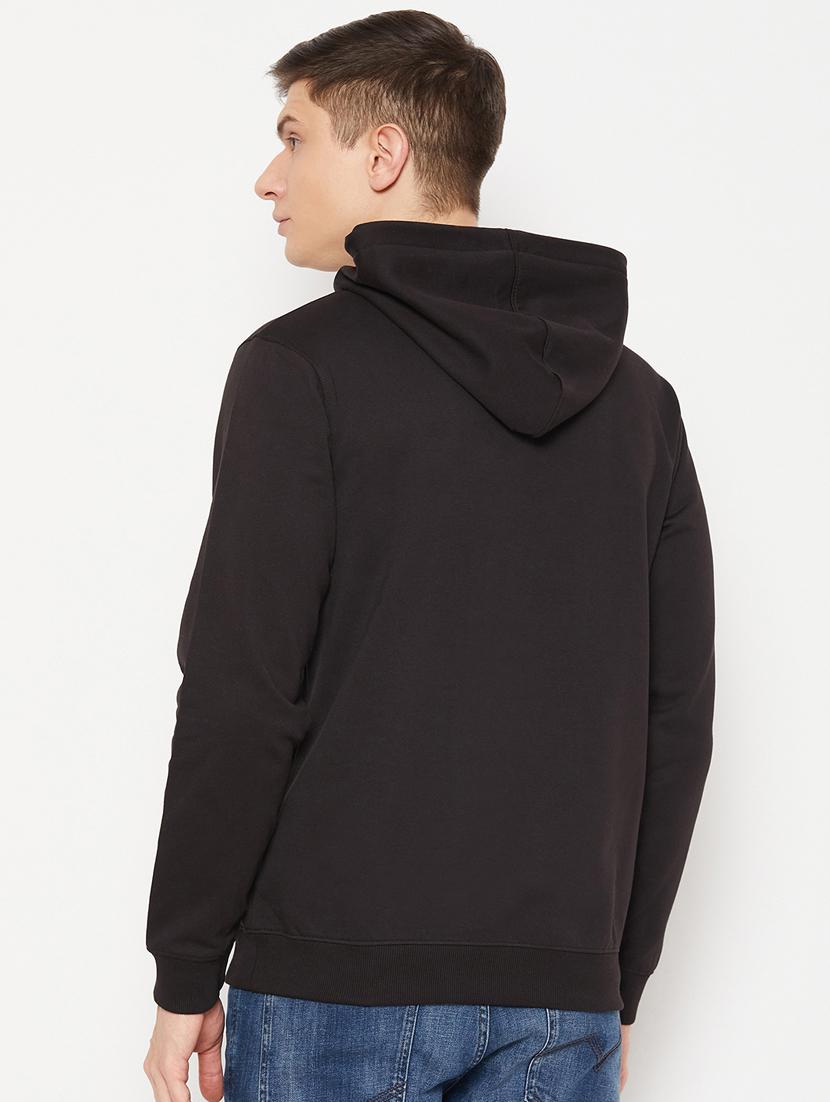 black chest print regular sweatshirt - 20488531 - Standard Image - 2