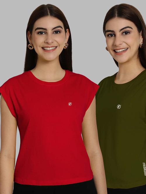 women's t-shirt combo - 20490709 - Standard Image - 0