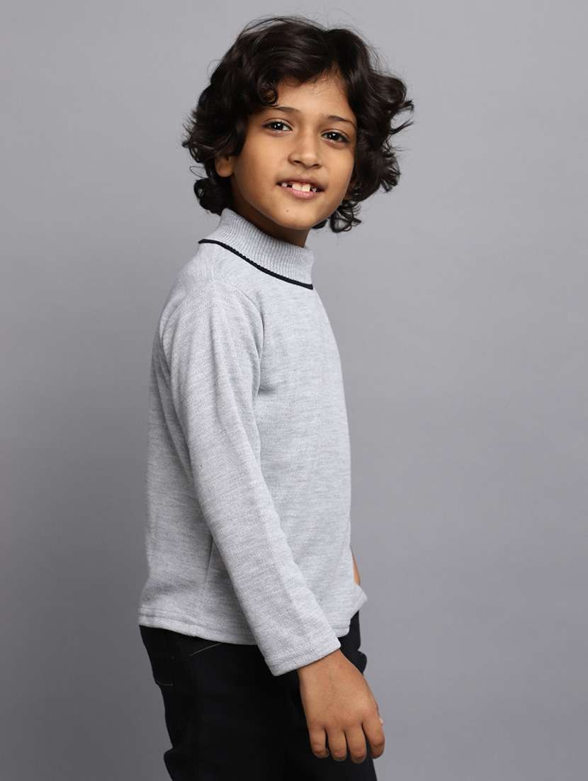 grey acrylic chest print sweatshirt - 20491277 -  Standard Image - 2