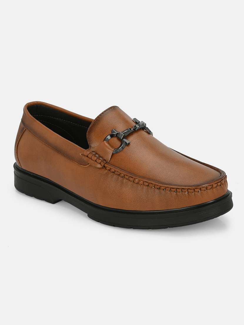 men slip on horsebit loafers