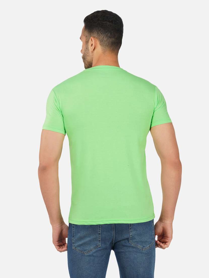green solid regular t-shirt - 20492772 -  Standard Image - 2