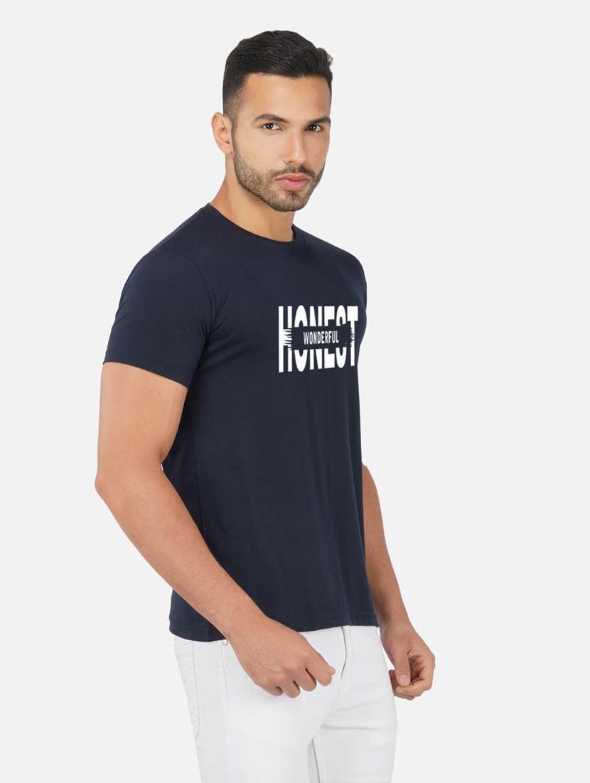 men chest print short sleeve t-shirt - 20492855 -  Standard Image - 2