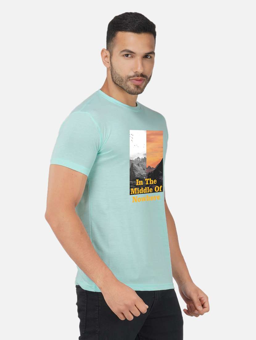 men chest print short sleeve t-shirt - 20492881 - Standard Image - 2