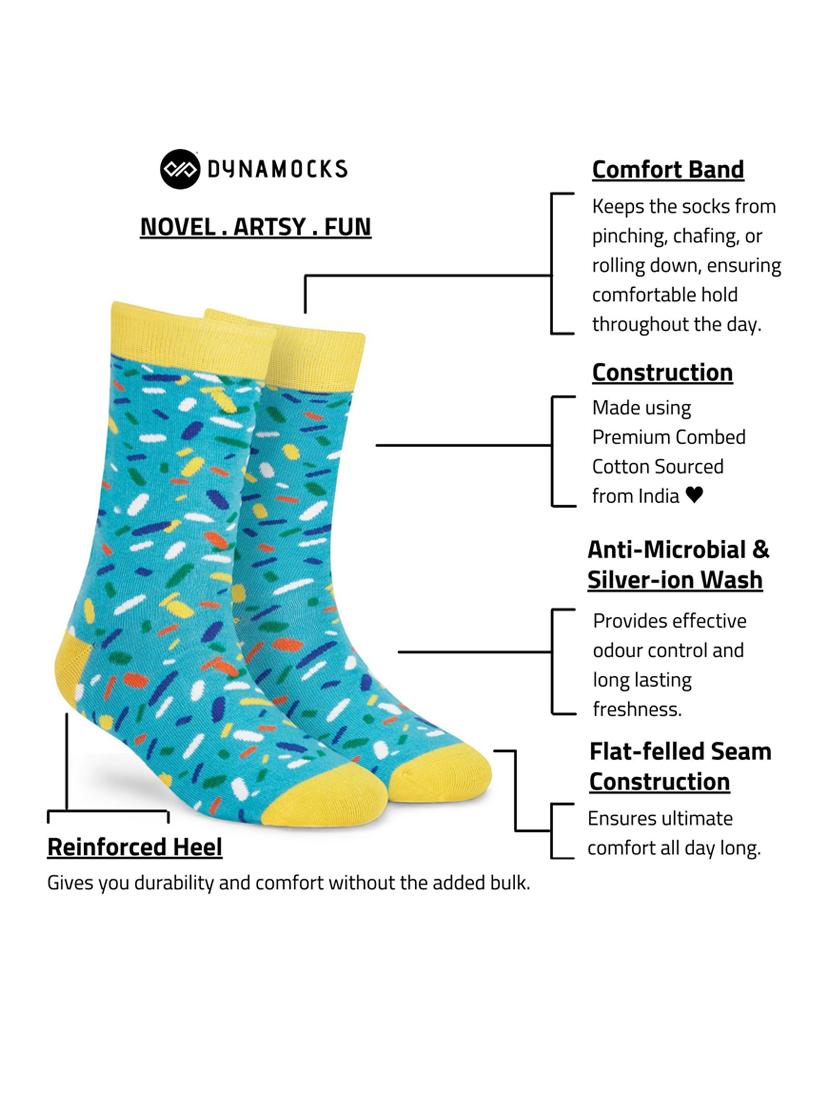 multi colored above angle length socks - 20498009 - Standard Image - 2