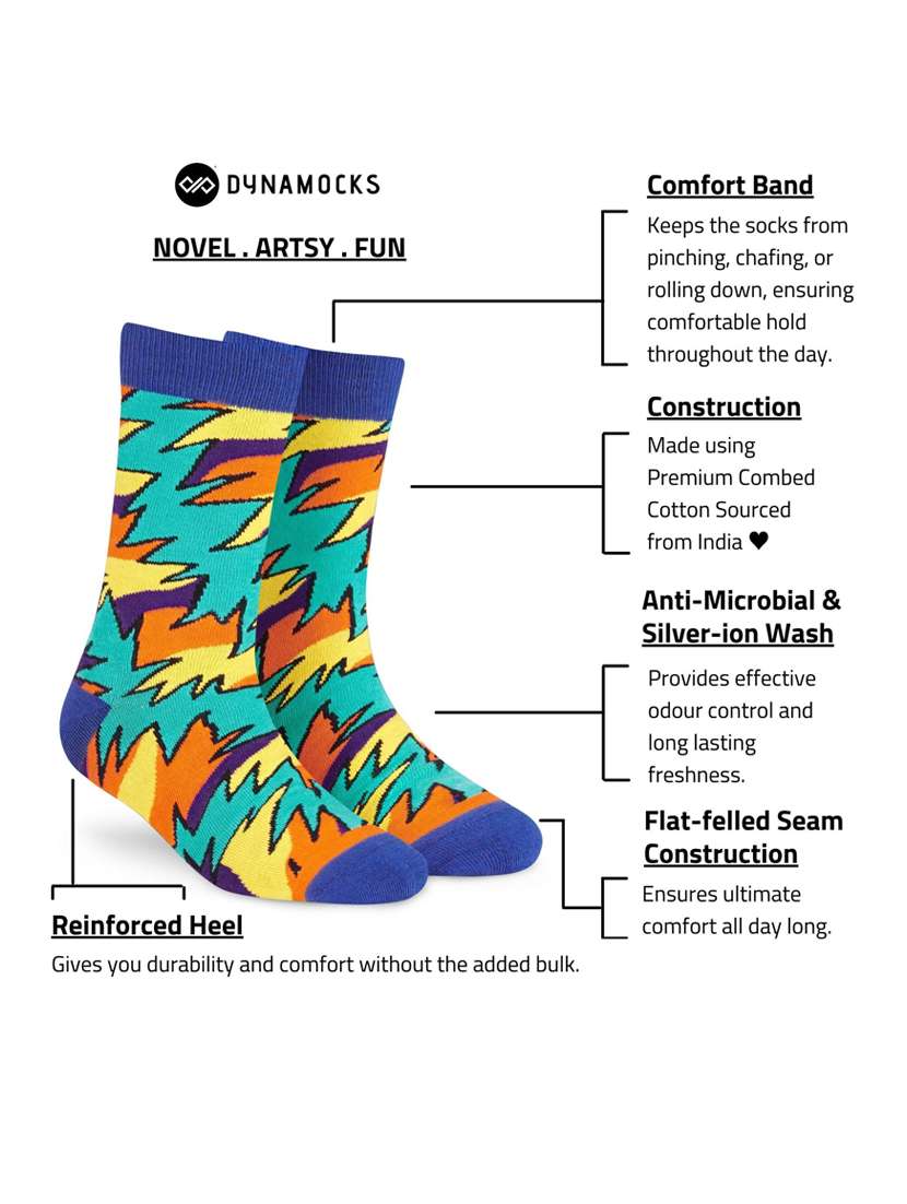multi colored above angle length socks - 20498013 -  Standard Image - 2