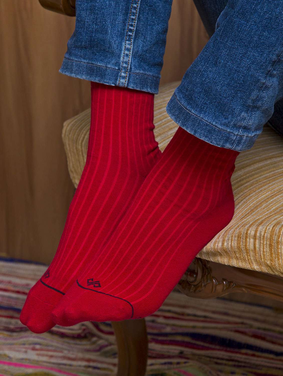 women set of 2 above ankle length socks - 20498035 -  Standard Image - 2