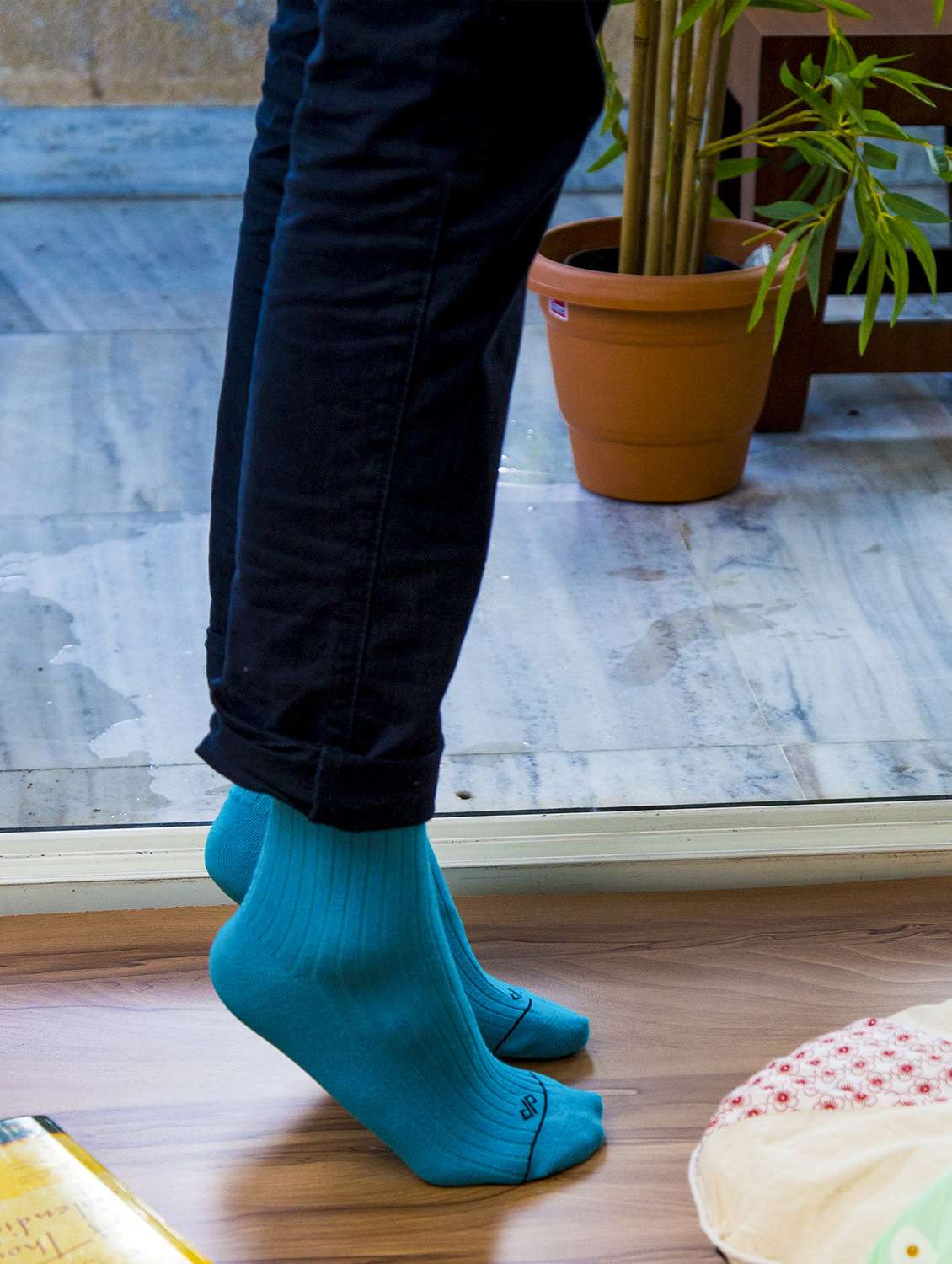 solid above ankle length socks combo - 20498053 -  Standard Image - 2