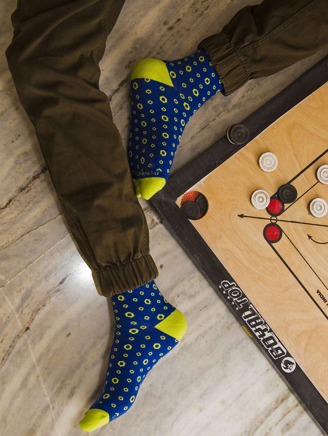 unisex multi colored above ankle length socks - 20498070 - Standard Image - 2