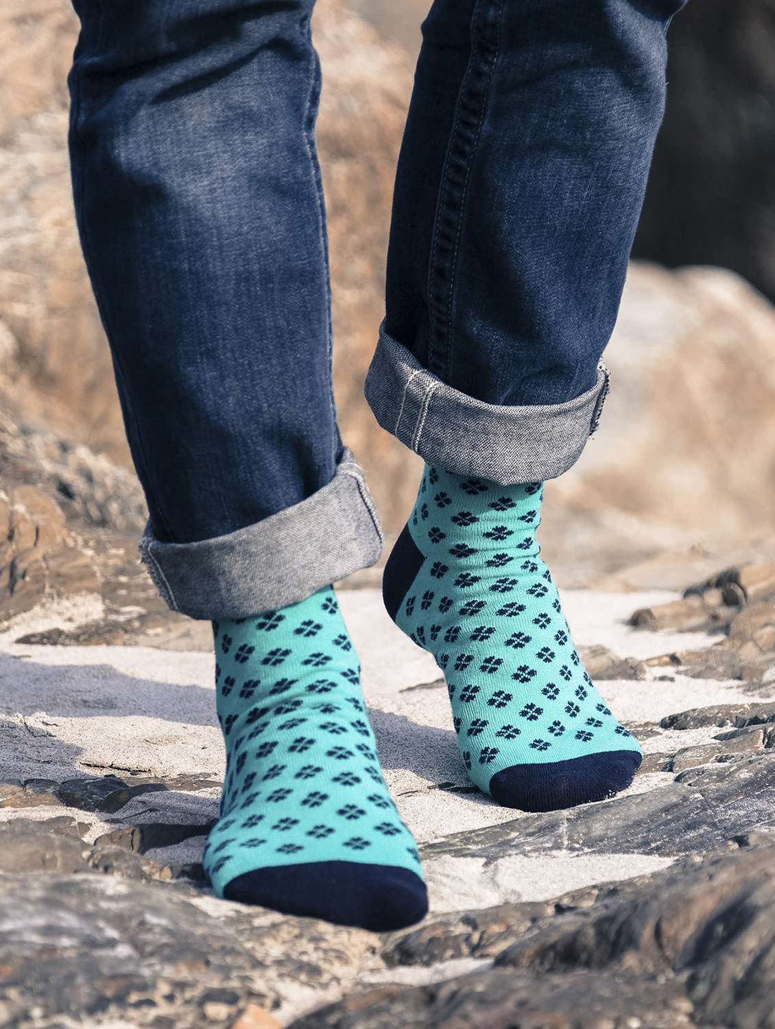unisex multi colored above ankle length socks  - 20498086 -  Standard Image - 2