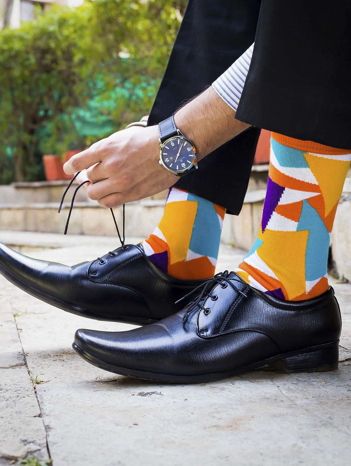 unisex multi colored above ankle length socks  - 20498106 -  Standard Image - 2