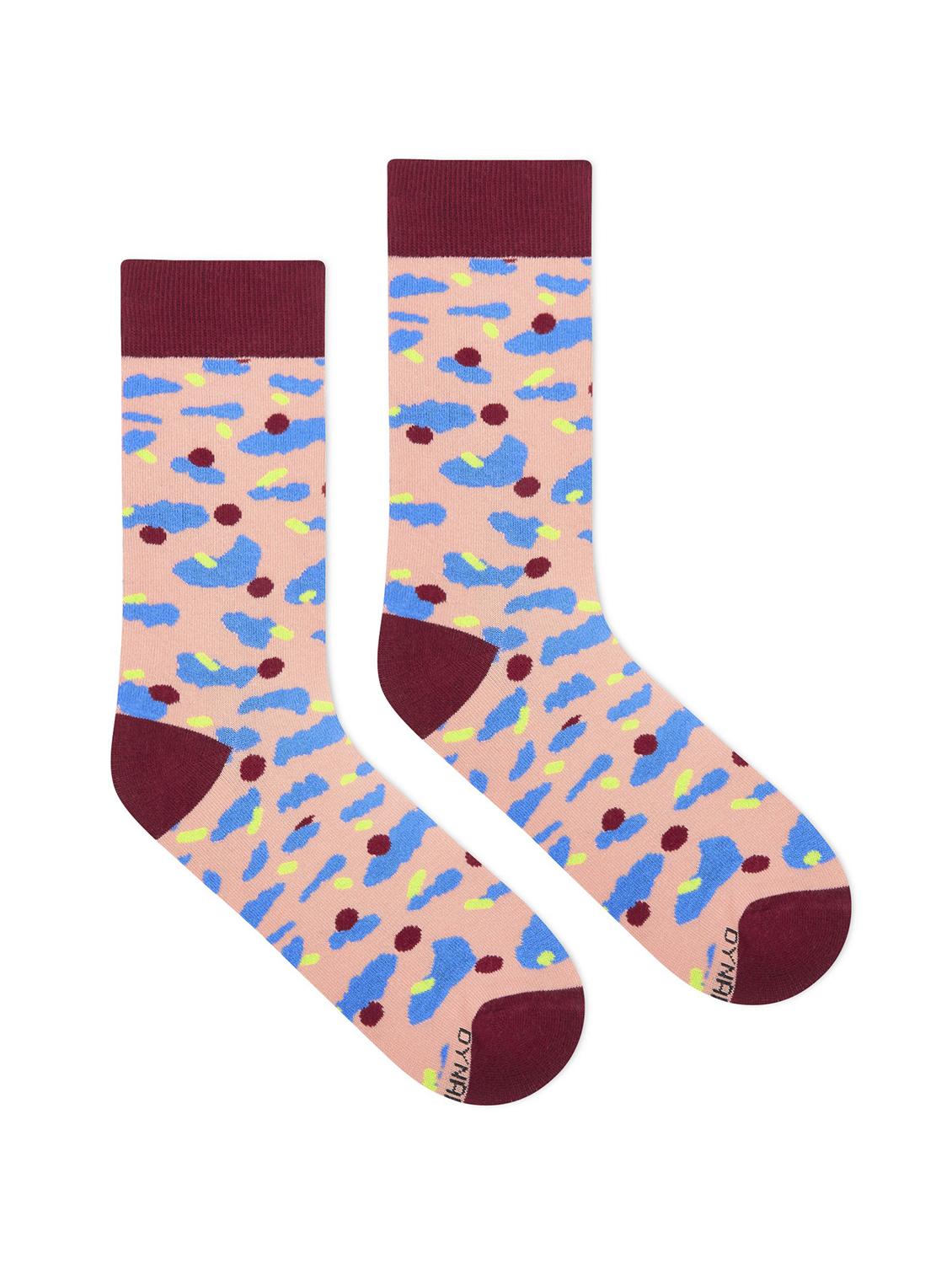 unisex multi colored above ankle length socks - 20498111 - Standard Image - 2