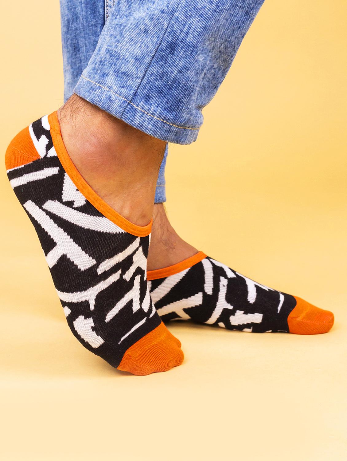 unisex printed no show socks combo - 20498187 - Standard Image - 2
