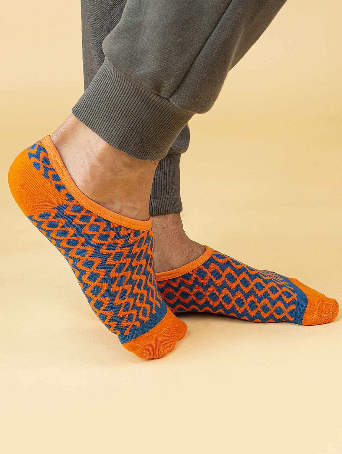 unisex printed no show socks combo - 20498201 -  Standard Image - 2