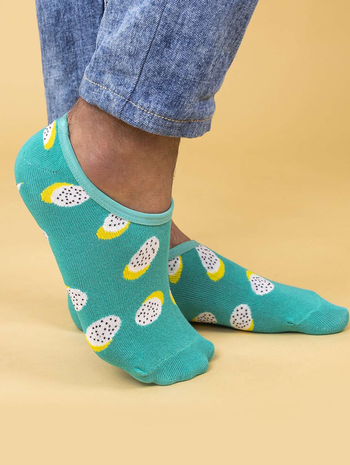 unisex printed no show socks combo - 20498202 - Standard Image - 2