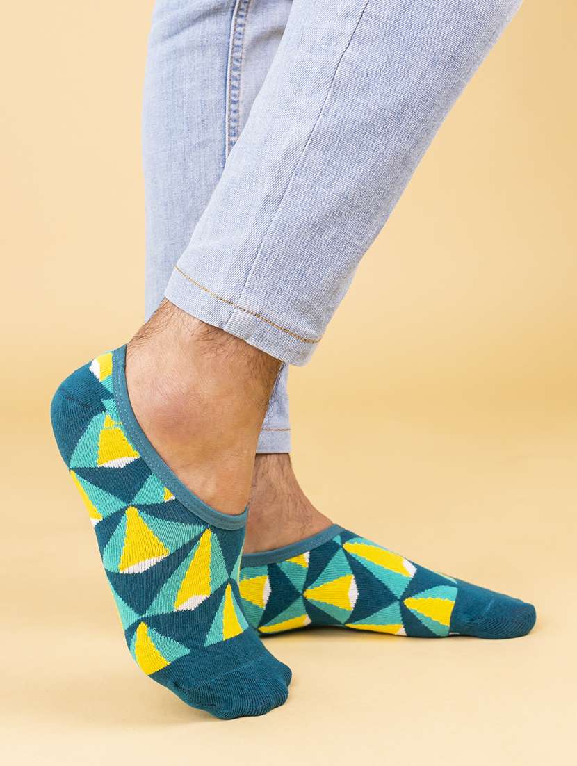 unisex printed no show socks combo - 20498208 -  Standard Image - 2