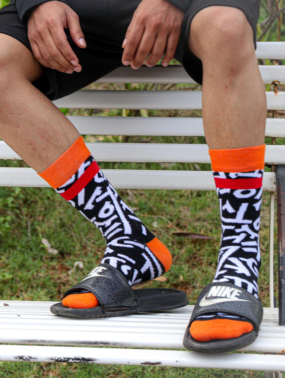 unisex multi colored above ankle length socks - 20498270 - Standard Image - 2
