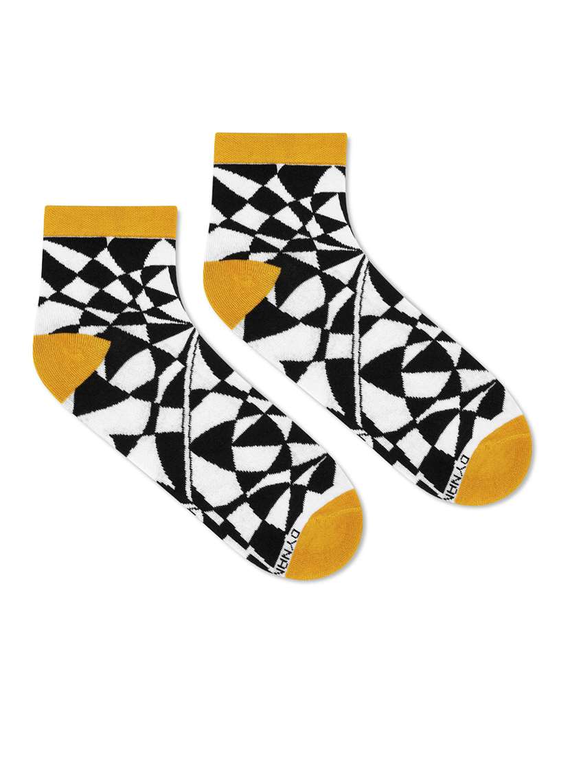 multi colored cotton ankle length socks - 20498479 -  Standard Image - 2