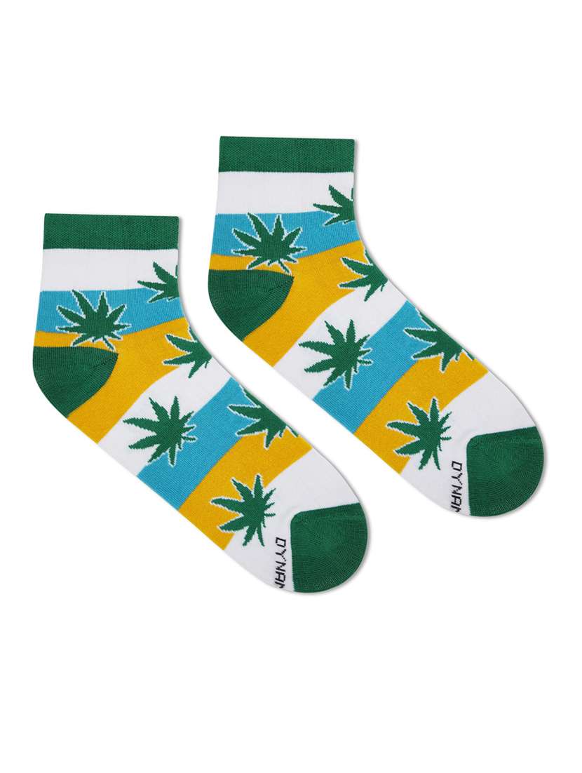 multi colored cotton ankle length socks - 20498506 -  Standard Image - 2