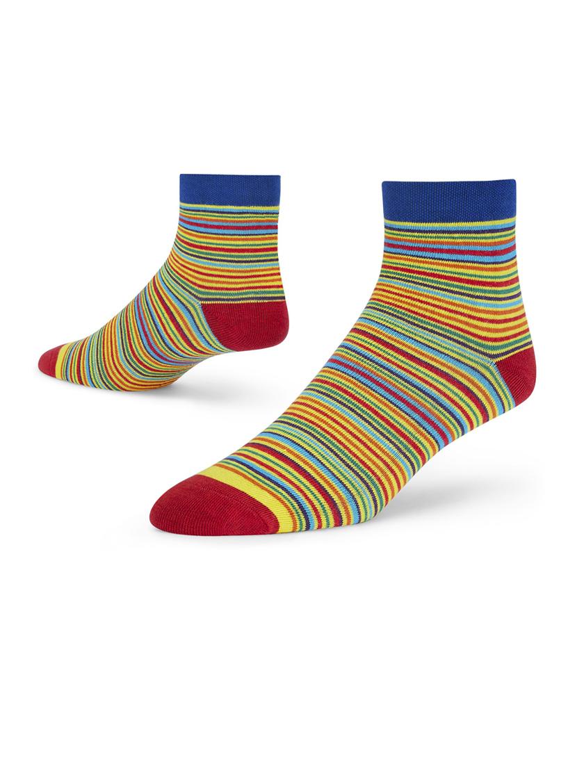 unisex multi colored ankle length socks combo - 20498523 - Standard Image - 2
