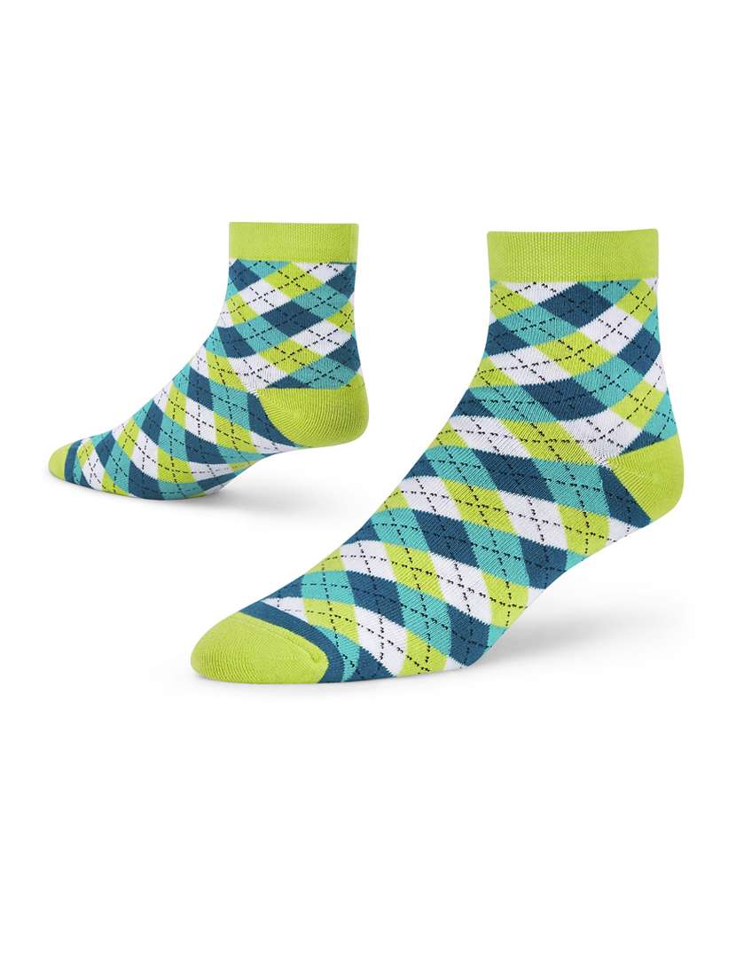 unisex multi colored ankle length socks combo - 20498526 - Standard Image - 2