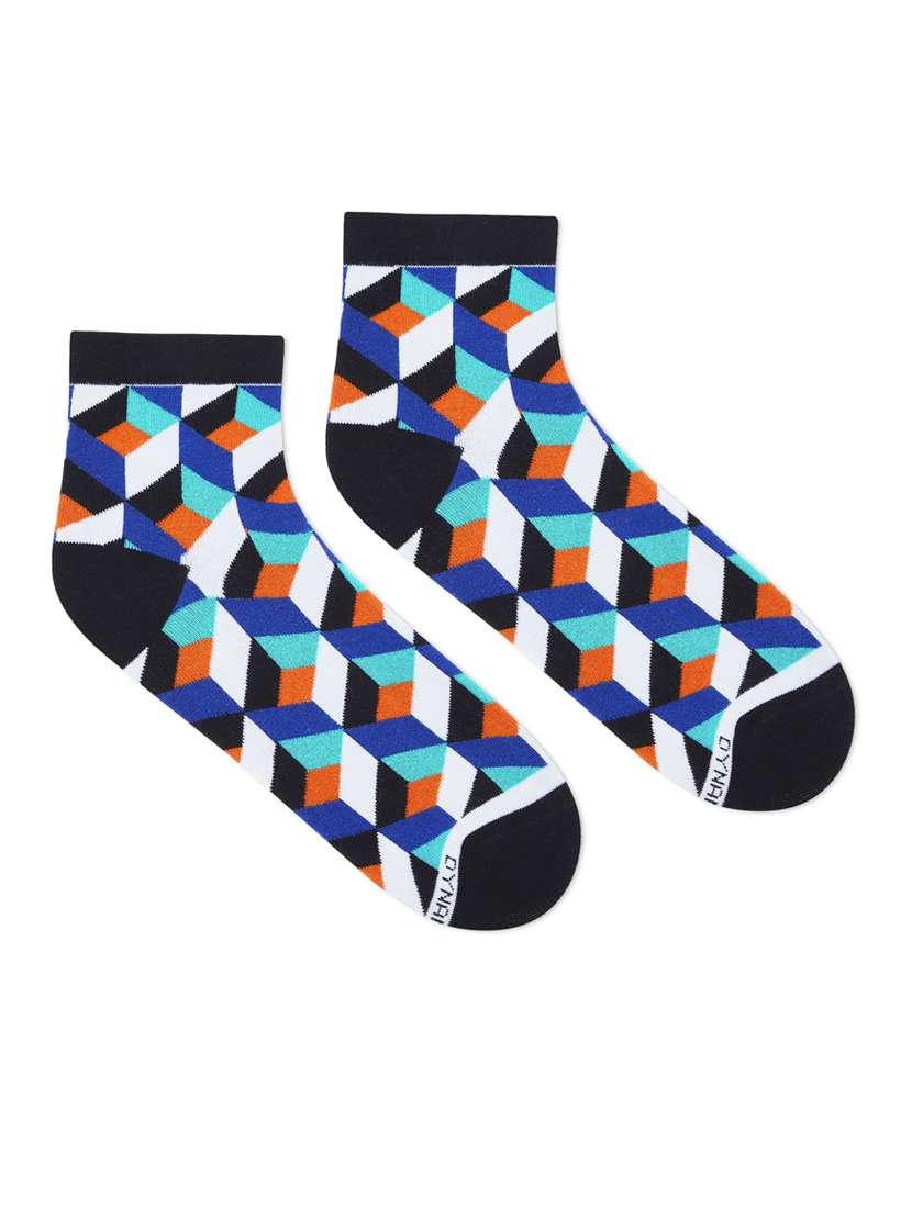 unisex multi colored ankle length socks  - 20498535 -  Standard Image - 2