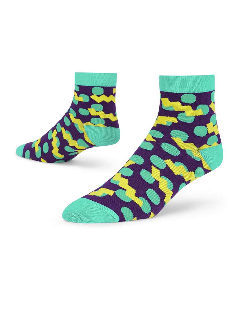 unisex multi colored ankle length socks combo - 20498543 -  Standard Image - 2