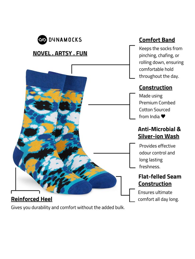 unisex multi colored above ankle length socks - 20498573 - Standard Image - 2