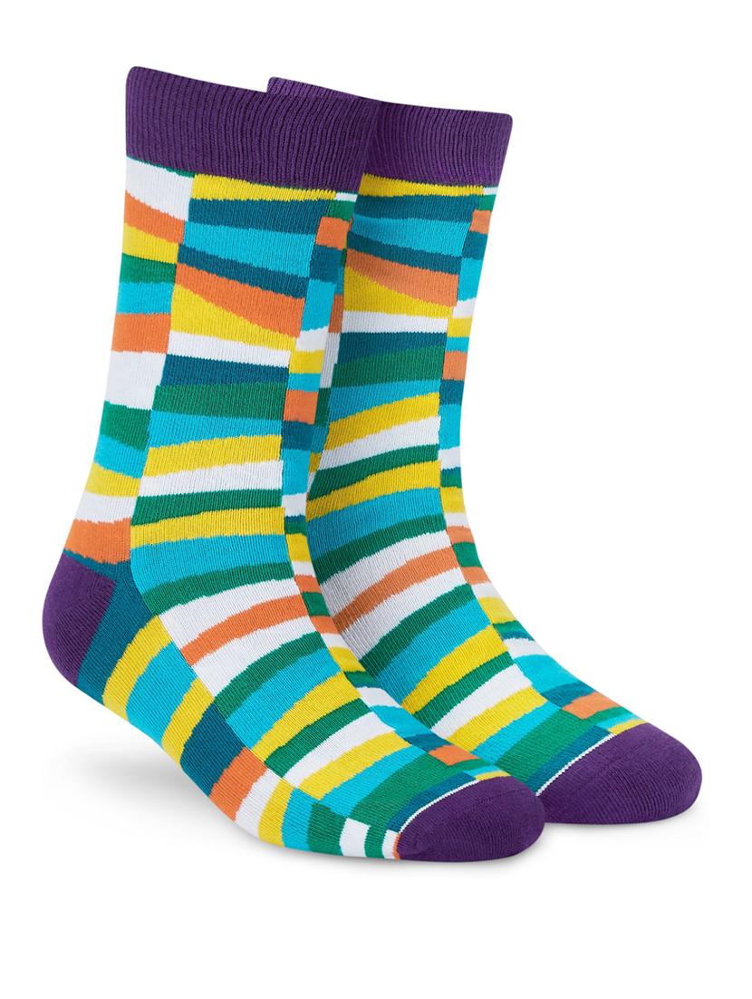 unisex multi colored above ankle length socks combo - 20498593 - Standard Image - 2